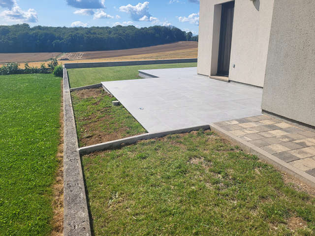 Pose de terrasse